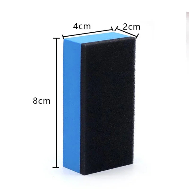 Car Ceramic Coating Sponge Applicator Glass Nano Wax Coat Sponge Wax Polishing Tire Brush Car Cleaning Tool Auto Accessories