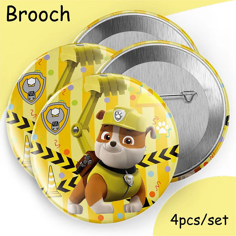New Paw Patrol Birthday Decoration Dogs Rubble Disposable Tableware Cup Plate Tablecloth Baby Shower Kids Girl Boy Party Supplie