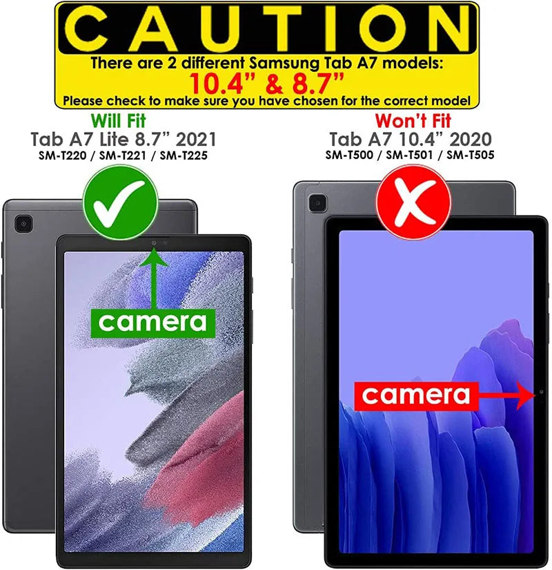 For Samsung Galaxy Tab A7 Lite SM-T225 T220 8.7inch Screen Protective Film Anti-Scratch 9H Hardness Tablet Pet film 2021