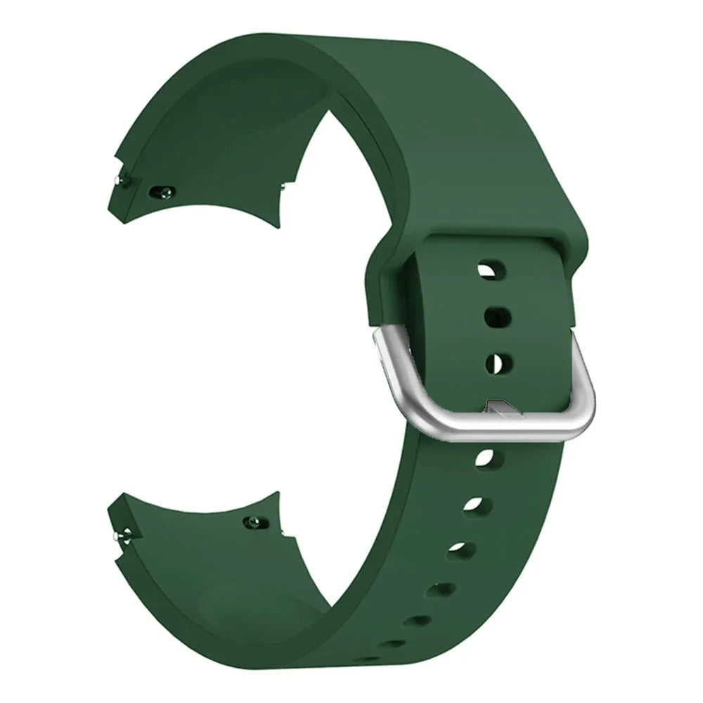 Original Silicone Band for Samsung Galaxy Watch 7 6 5 4 40mm/44mm 5Pro No Gap Bracelet Galaxy Watch 6/4 Classic 46mm 47mm Strap