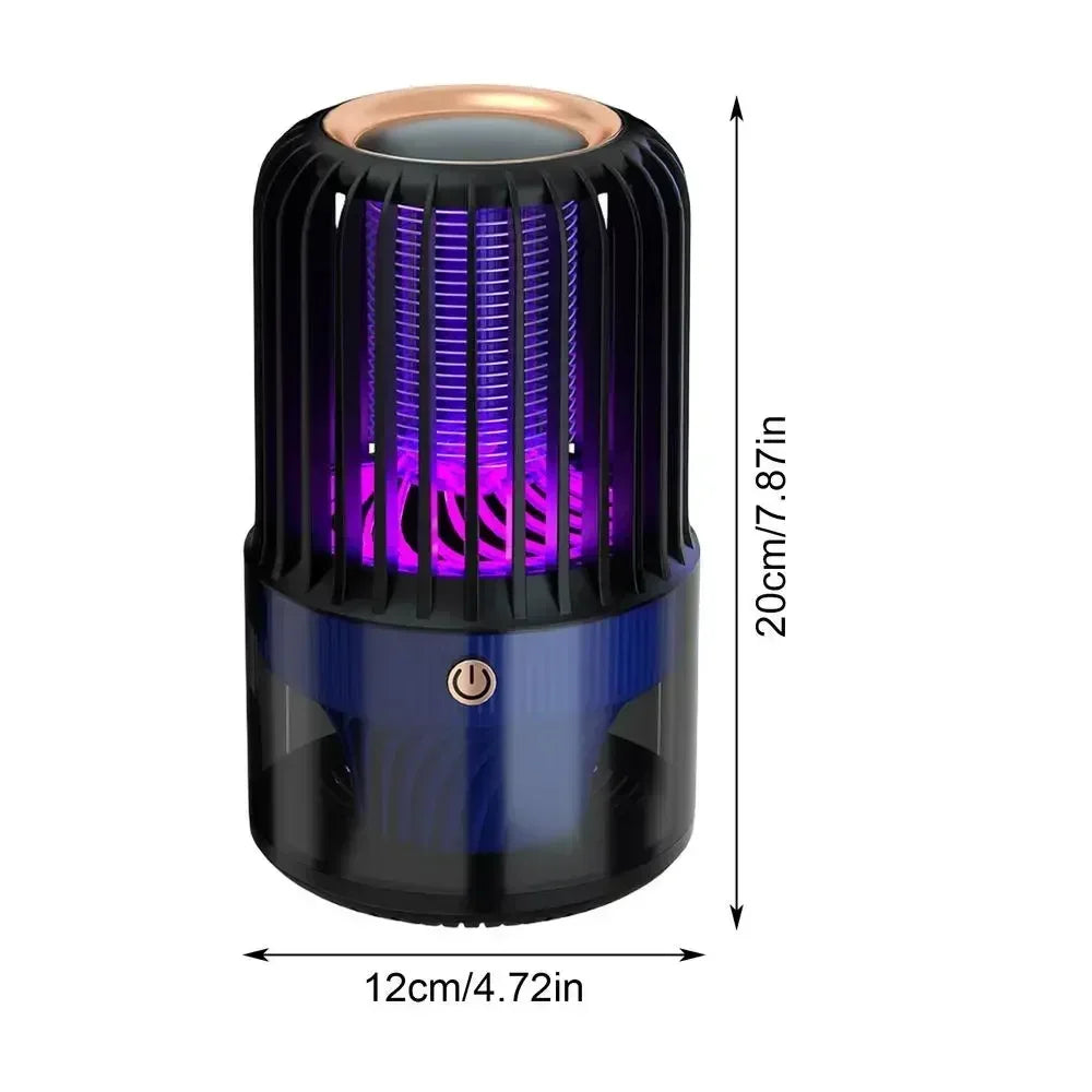 Electric Fly Trap Silent Electric Fly Catcher Gnat Traps USB Rechargeable Fly Zappers For Home Fly Trap Fly Control Device For