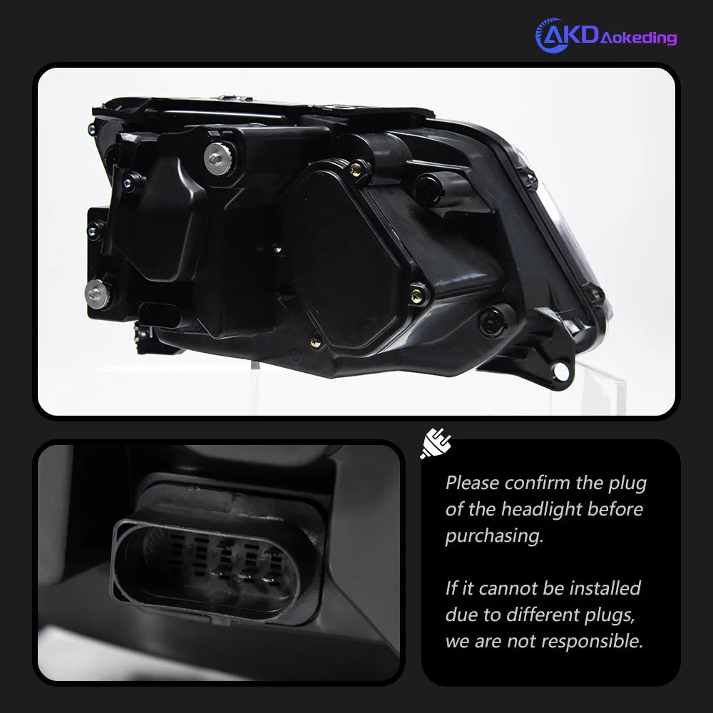 Car Lights for VW AMAROK LED Headlight 2010-2020 AMAROK Head Lamp Drl Dynamic Signal Projector Lens Automotive Accessories