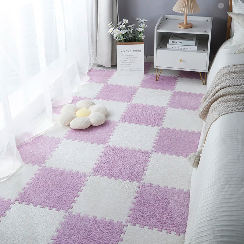 Eva Foam Puzzle Carpet Soft Plush Children's Mat Baby Toys Baby Play Mat In Children's Room Keep Warm Playmat