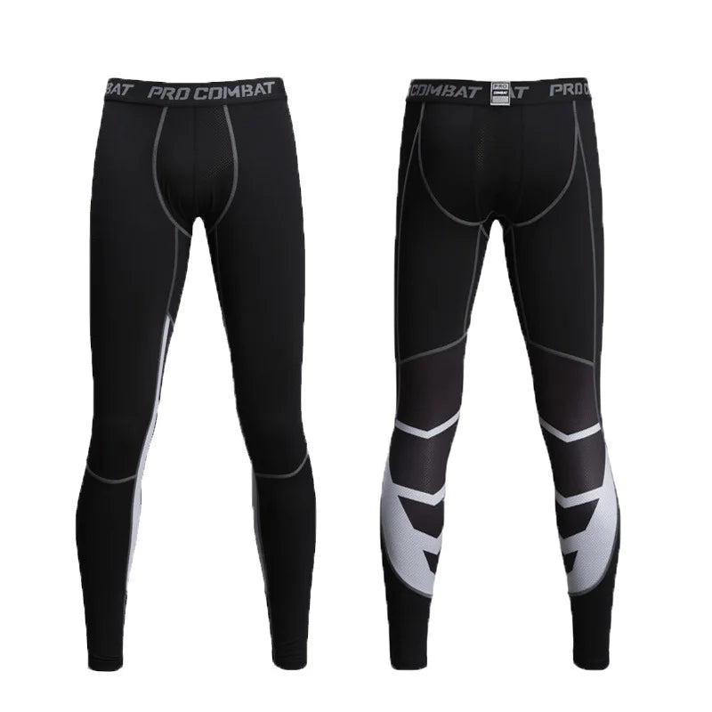 Men's Running Trousers Base Layer Tight Training Fitness Basketball Sports Skinny Cycling Quick Dry Long Pants S M L XL 2XL 3XL
