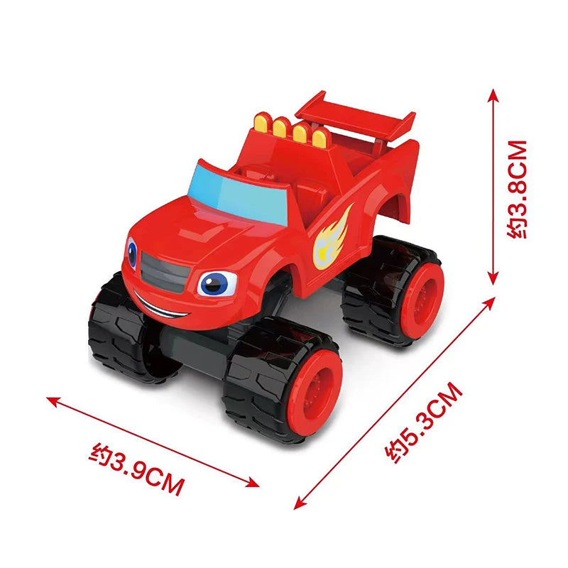 Flame and Machine Monster Car Toys Russian Crusher Truck Vehicles Figure Blaze Toy Blaze The Monster Machines Children's Gifts