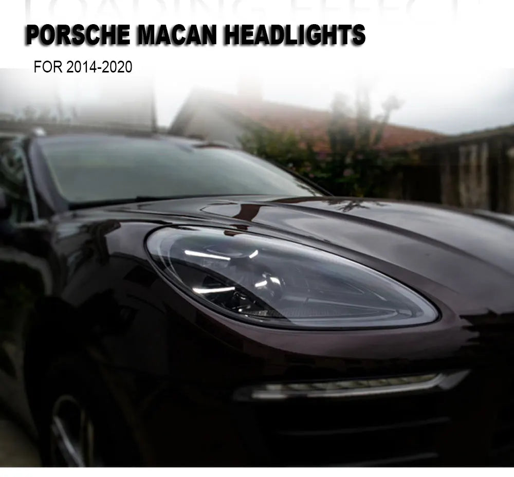 Car Light LED Headlights for Porsche Macan 2014 2015 2016 2017 2018 2019-2022 Headlamp Assembly DRL Turn Signal Car Accessories
