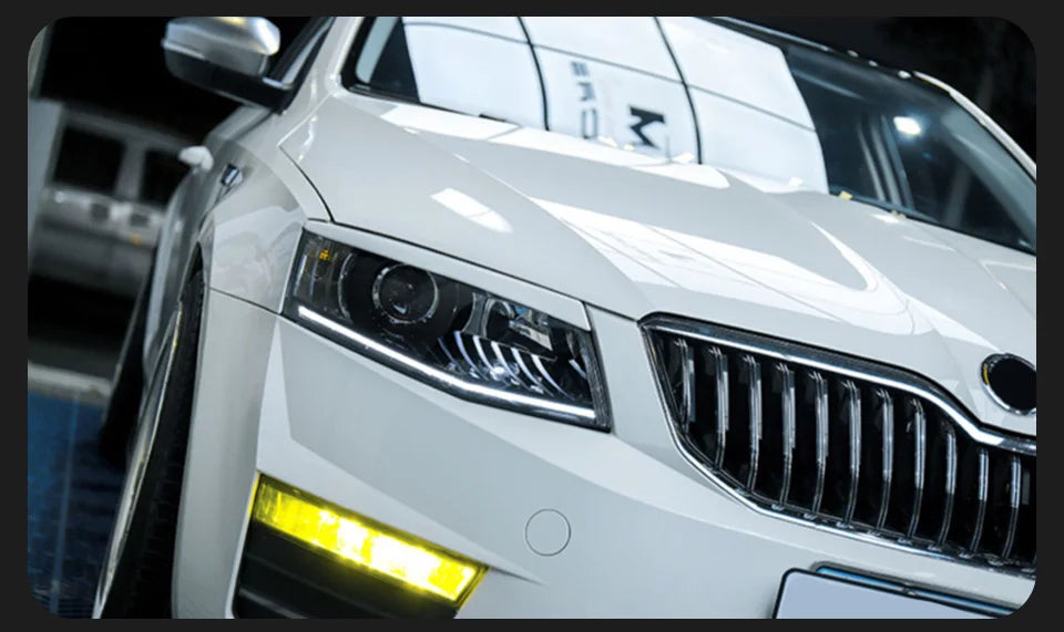 Car Styling Headlights for Skoda Octavia LED Headlight 2015-2017 LED Head Lamp DRL Signal Projector Lens Automotive Accessories