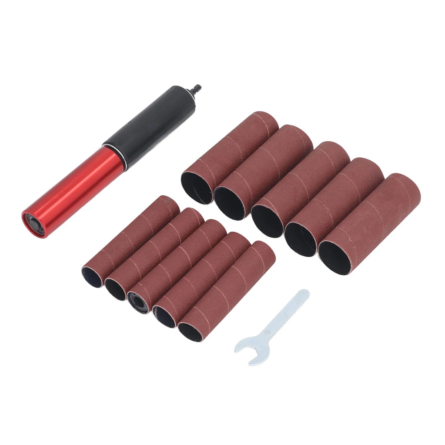 1.5in Spindle Sander Adapter Mandrel Aluminum Alloy Drill Sanding Mandrel Kit for Wood Metal