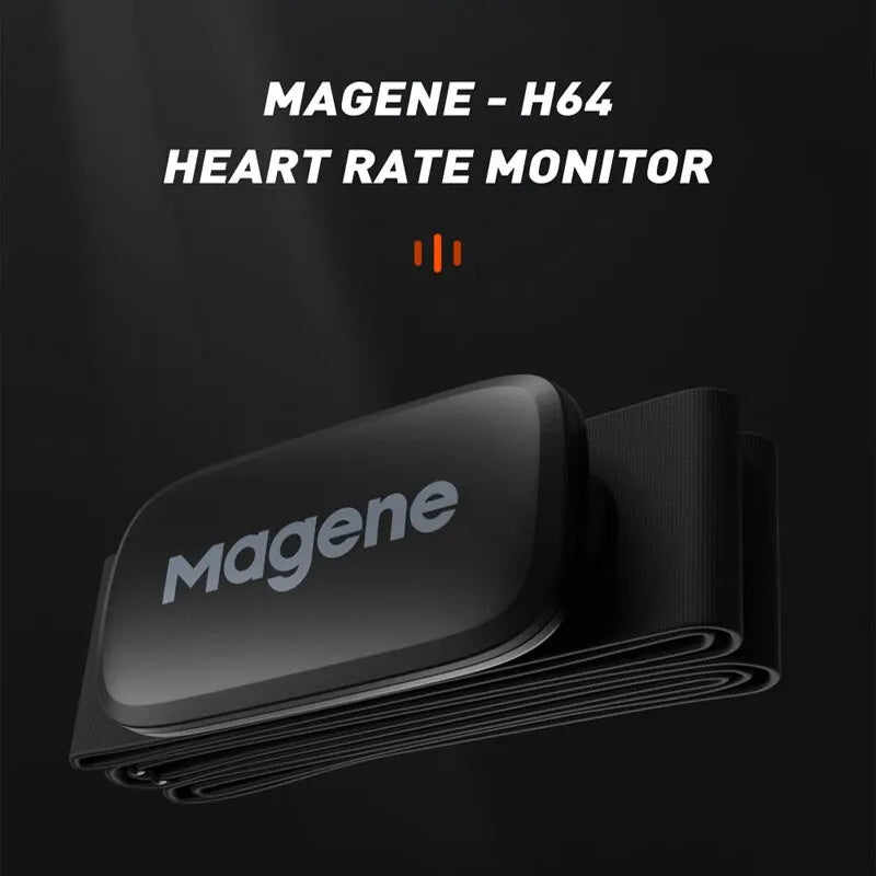 Magene H64 Heart Rate Monitor Dual Mode Sensor Mover ANT Bluetooth