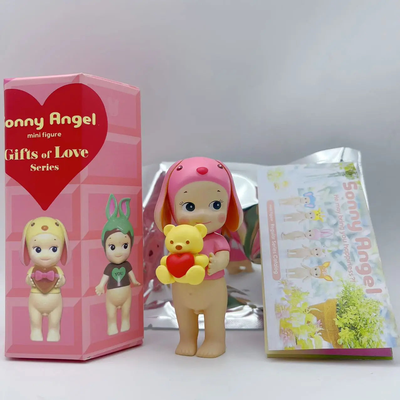 New Hot Sonny Angel Gifts Of Love Series Model Limited Collection Figure Cartoon Desktop Blind Box Xmas Valentine'S Day Gift Toy