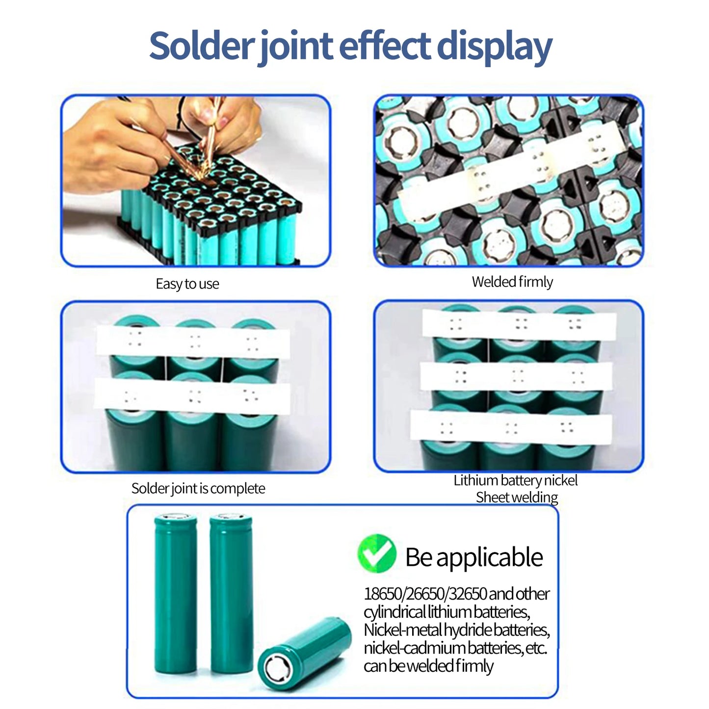 DIY Spot Welder Handheld Portable Mini Spot Welding Machine With Spot Welding Pen Nickel Strip 18650 Battery Spot Welder