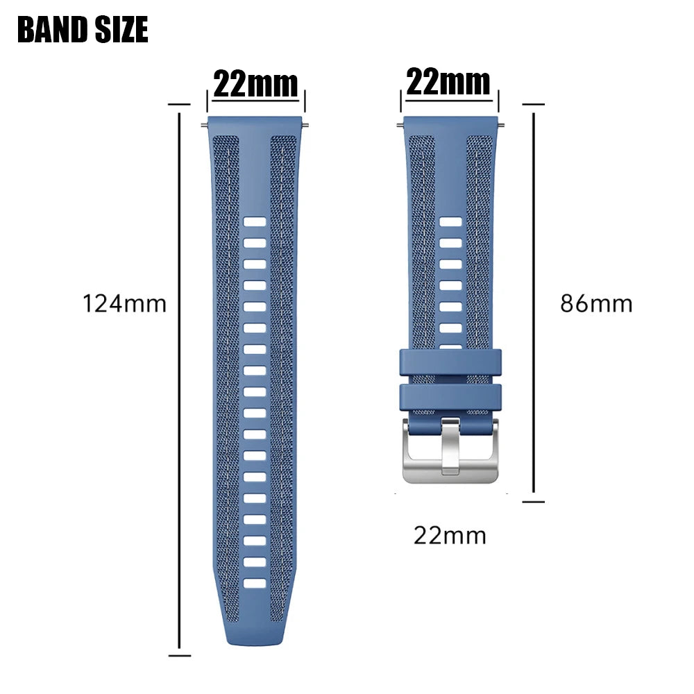 Official 22mm Nylon Straps For HUAWEI WATCH GT5 Pro 46mm Band Sport Composite Wristbands Bracelet GT4 GT3 GT2 GT5 Accessories