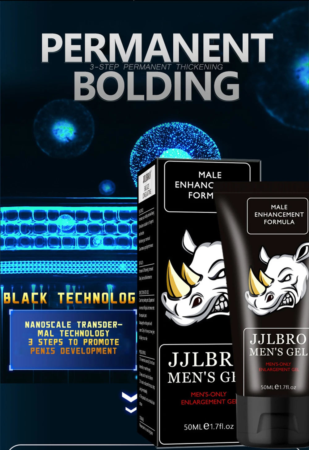 Male Big Dick XXL Penis Enlargement Cream Sex Gel Penis Growth For Men Enhanced Erection Ejaculation Delay Big Cock Oil Sex Toys