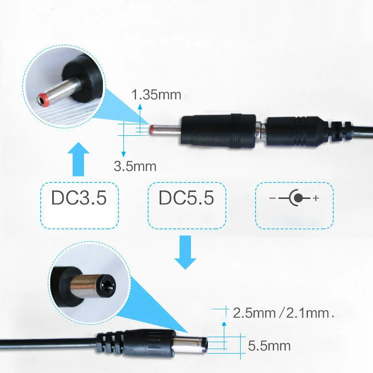 USB Boost Converter DC 5V to 9V 12V USB Step-up Converter Cable 3.5x1.35mm Connecter For Power Supply/Charger/Power Converter