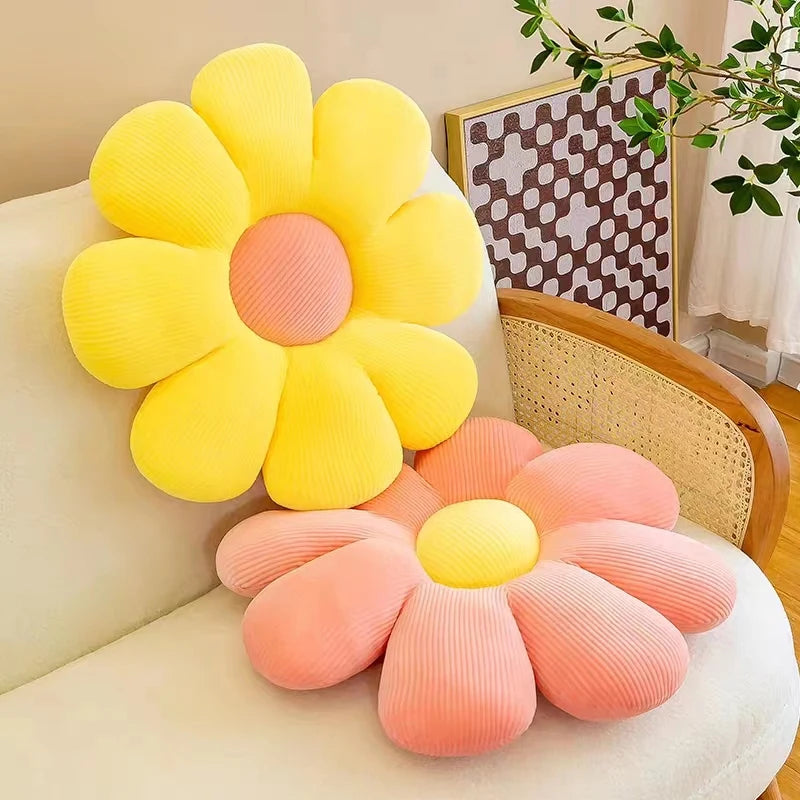 1pc soft and comfortable floral pattern pillow cushion, suitable for bedroom, dormitory, and home decoration