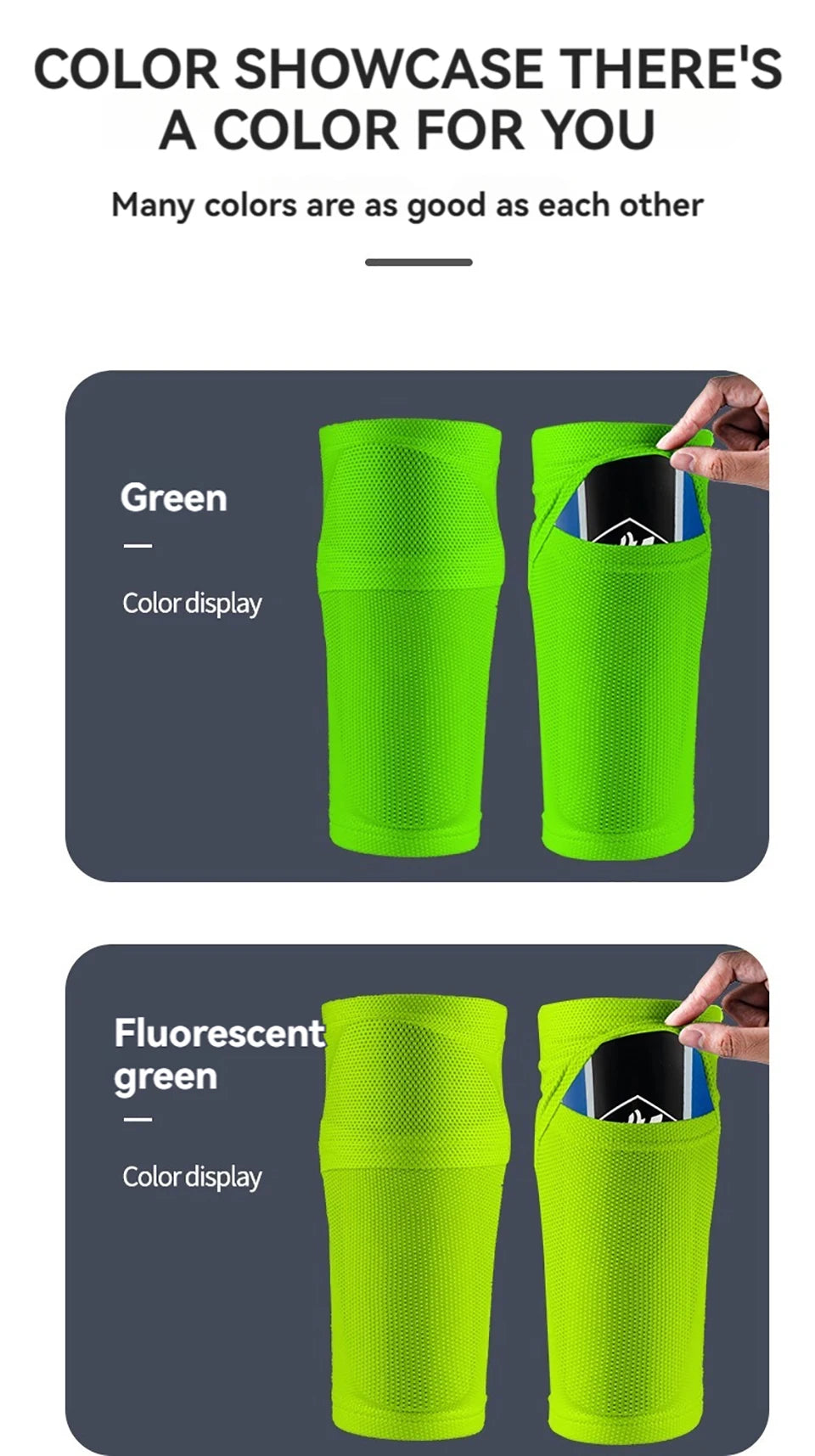 Loogdeel New Soccer Shin Guards Sleeves for Kids Youth Adults- Sleeves for Footoall Games,Sleeves with Optimized lnsert Pocket