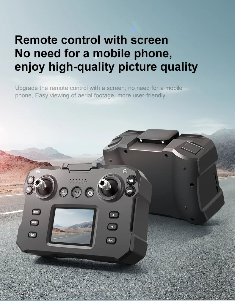 K6 MAX Triple-Camera Drone 4K HD Optical Flow Positioning 360° Obstacle Avoidance Foldable Quadcopter Wifi FPV RC Toys Dron