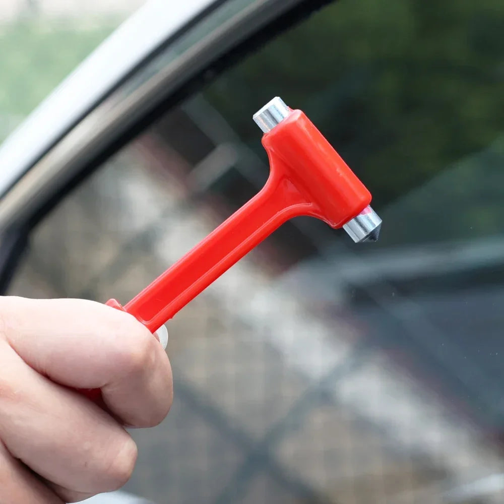 Car Buses Trucks Safety Hammer Multifunctional Seat Belt Cutter Window Breaking Hammer Portable Emergency Rescue Escape Tool