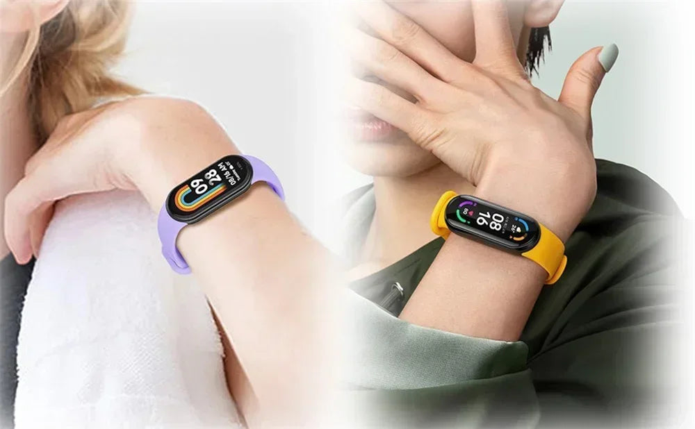 Sport Strap For Xiaomi Mi band 8-8 NFC Belt Replacement miband8 silicone Bracelet smart band 8 waterproof Watchbands Accessories