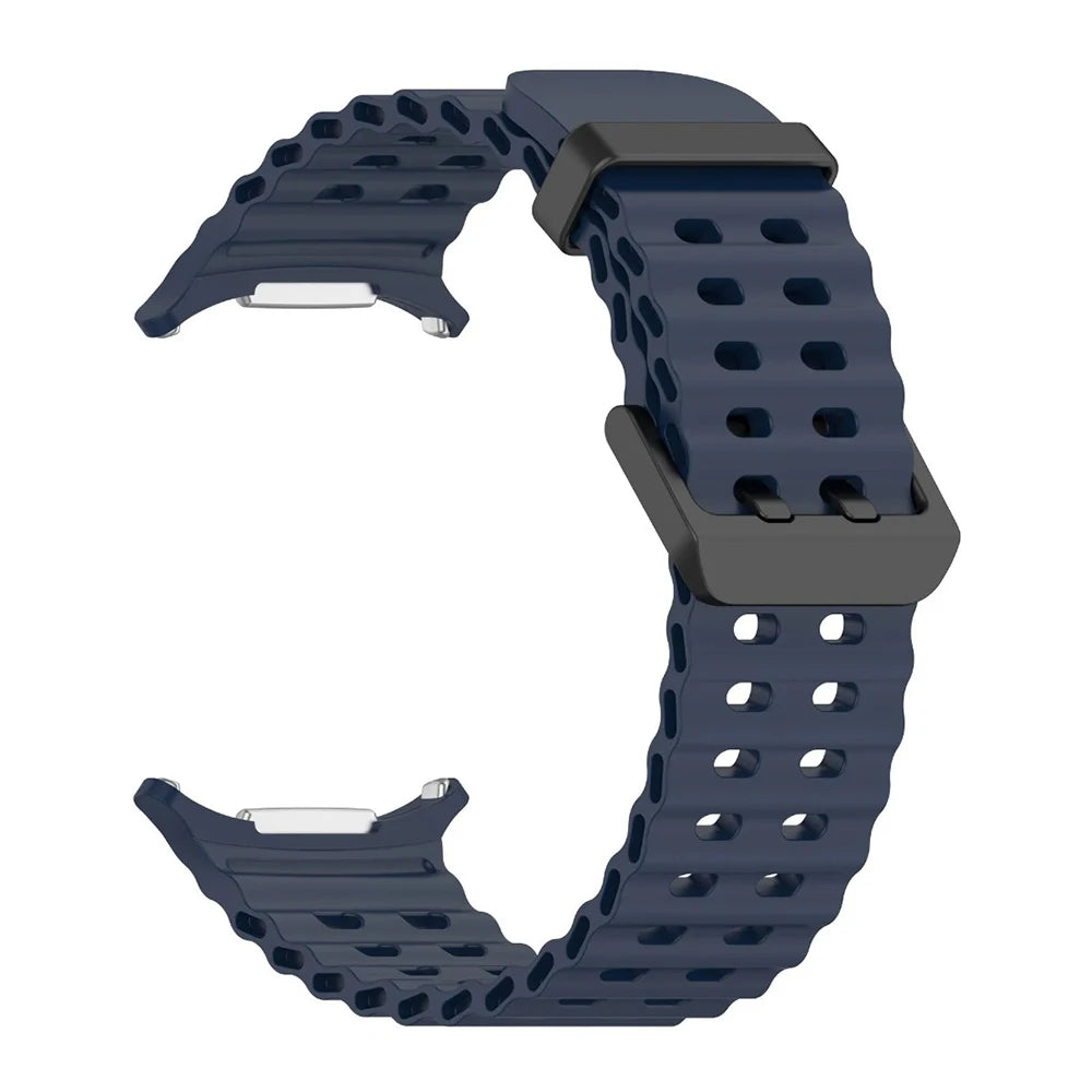 Ocean Strap for Samsung Galaxy Watch Ultra 2025 Sports Silicone Band for Galaxy Watch 8-7 Ultra 47mm Official Original Wristband