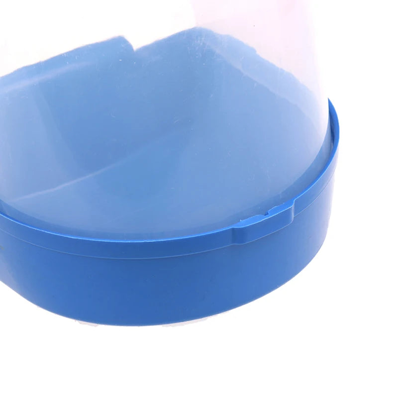 Plastic Bird Water Bath Box Bathtub Parrot For Parakeet Hanging Bowl
