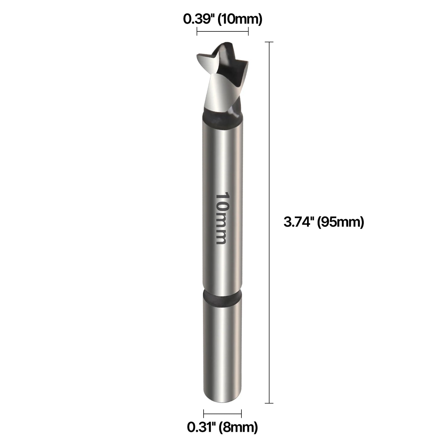 Vearter 1Pc 6mm-100mm Forstner Woodworking Tools Hole Saw Hinge Boring Drill Bits Round Shank High Carbon Steel Cutter