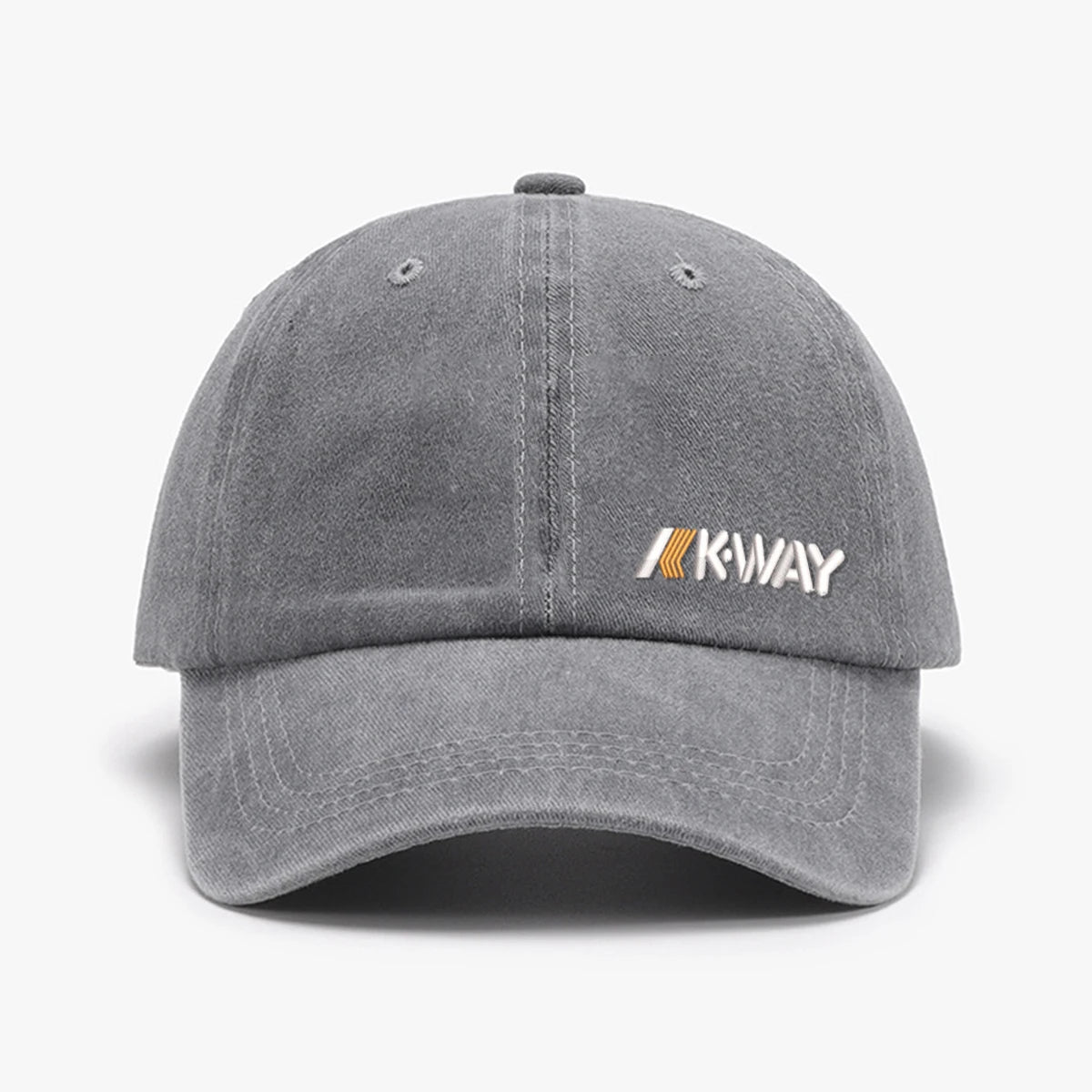 1 "Kway"embroidery printed baseball cap outdoor fashion accessory hat, adjustable, lightweight, unisex, as a holiday gift