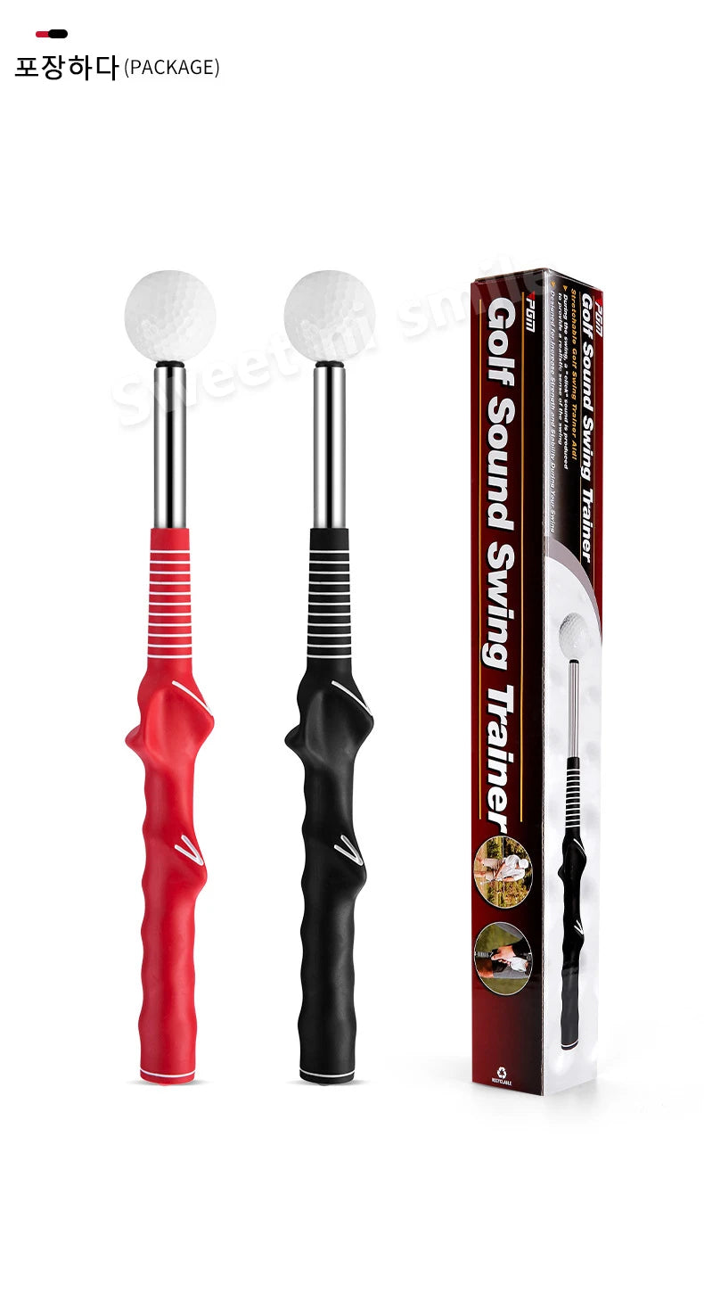 PGM Golf Retractable Swing Practice Stick Indoor Golf Assistant Practitioner HGB022