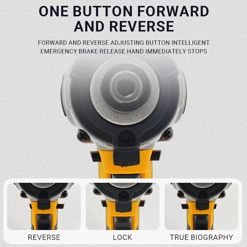For Dewalt 20V Battery PIN Electric Impact Driver Drill 3250RPM Speed Brushless Motor Electric Screwdriver 20V Power Tools