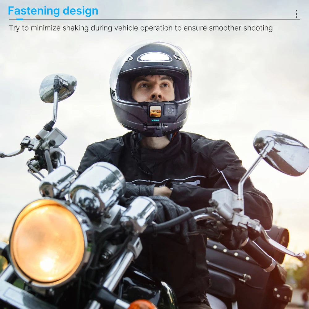 Motorcycle Helmet Phone Stand Mount Holder For GoPro Hero Insta360 Action Sports Camera Holder Motorcycle Camera Accessories