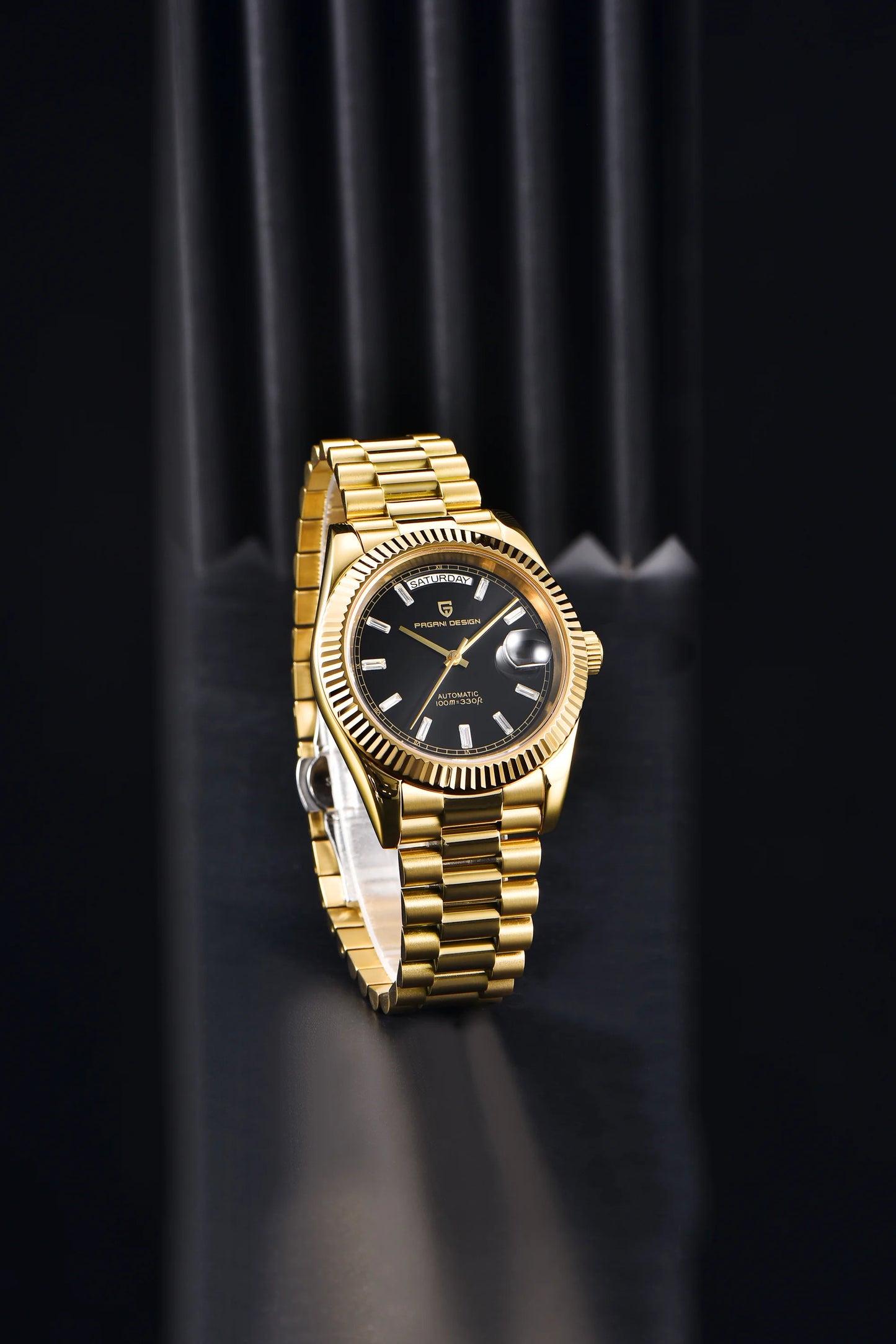 2025 New PAGANI DESIGN DD40 Luxury Rose Gold Automatic Watch For Men Mechanical Watches AR Sapphire Glass Date Wrist watch Men