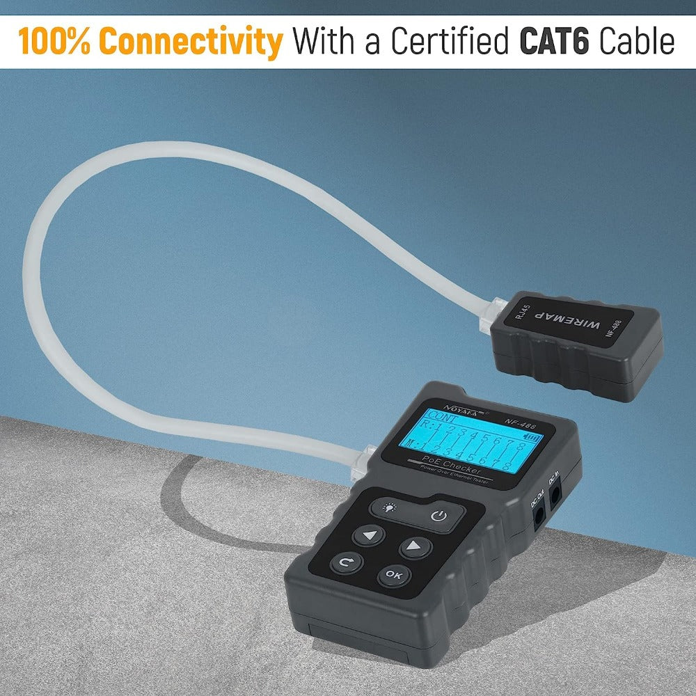 ZoeRax 50 Pcs RJ45 Cat6 Pass Through Connectors - EZ to Crimp Modular Plug for Solid or Stranded UTP Network Cable