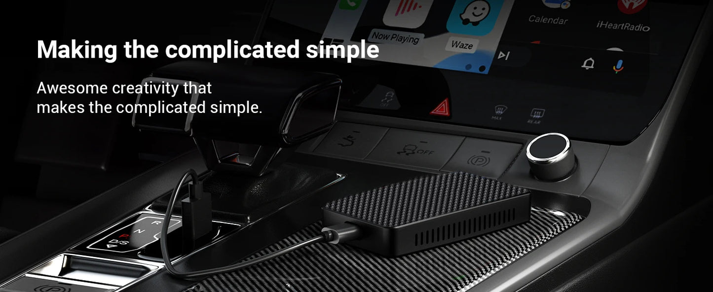 OTTOMOTION Play2 Video Pro Wireless CarPlay Android Auto Adapter Built in Youtube Netflix IPTV Video Box for Car Accessories