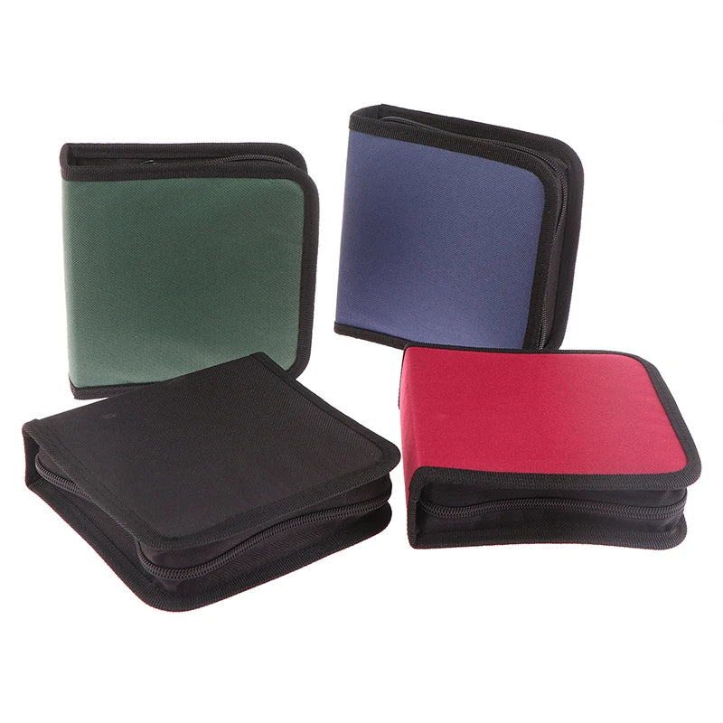 1Pc 40Tablets CD DVD Discs Oxford Handbags Storage Case CD/DVD Case CD Case Storage DVD Organizer Case DVD Booklet Holder