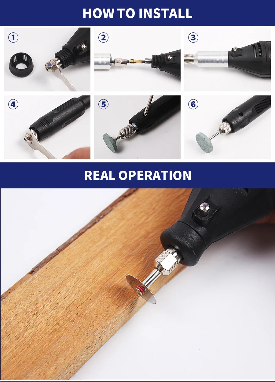 JANGKLIFE 110V 220V Power Tools Electric Mini Drill Die Grinder Engraver Polisher with Rotary Tools Set Kit  For  3000 4000