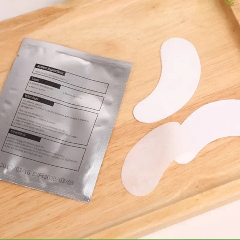Patch Pour Cils En Hydrogel, 50 Pièces, Tampon Isolant, Beauté Et Hydratant, Masque Pour Les Yeux Pour Une Utilisation Durable