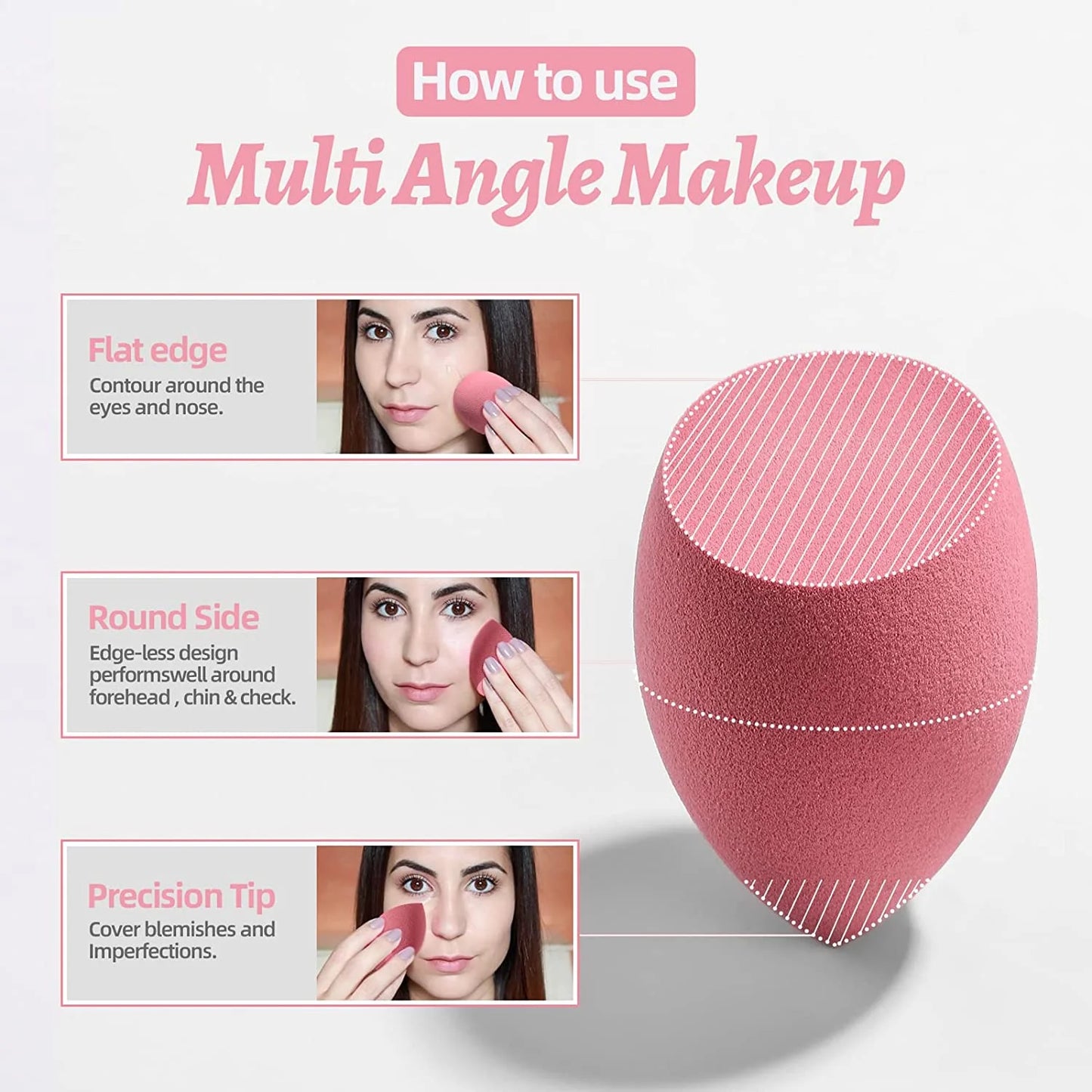 7 Pieces Makeup Sponge Blender Set for Foundation Cosmetic For Foundation Cream Concealer Make Up Tools makeup free shipping