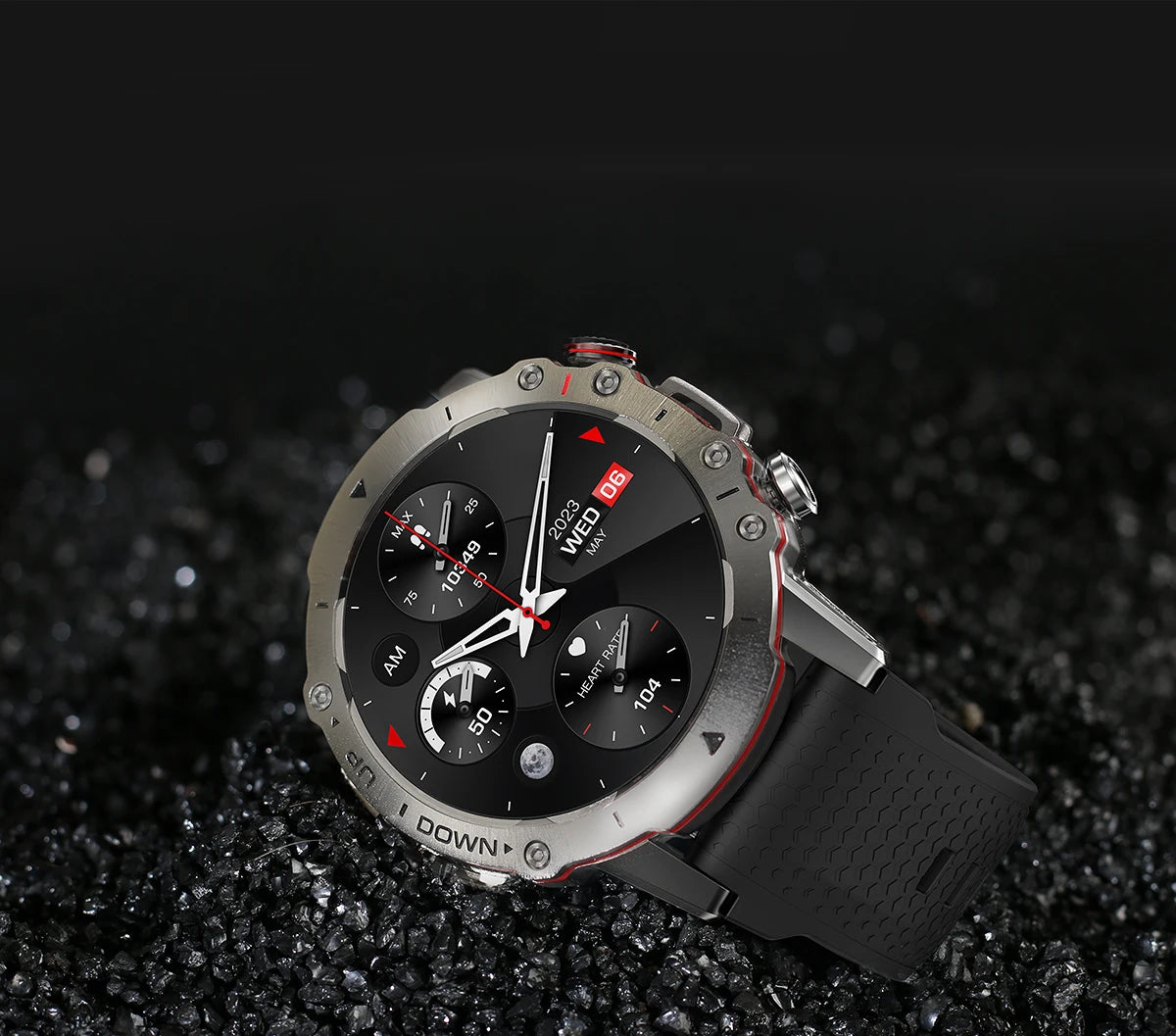 LEMFO Y7 Smart Watch Men 2024 IP68 Waterproof 100+ Sports Modes Bluetooth Call 360*360 Resolution HD Screen  Smartwatch for men