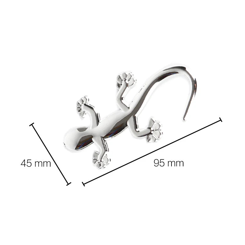 1/2PCS Gecko Lizard Car Sticker Motorcycle 3D Sticker Decal Waterproof Reflective Stickers Car Styling Car accessories stickers