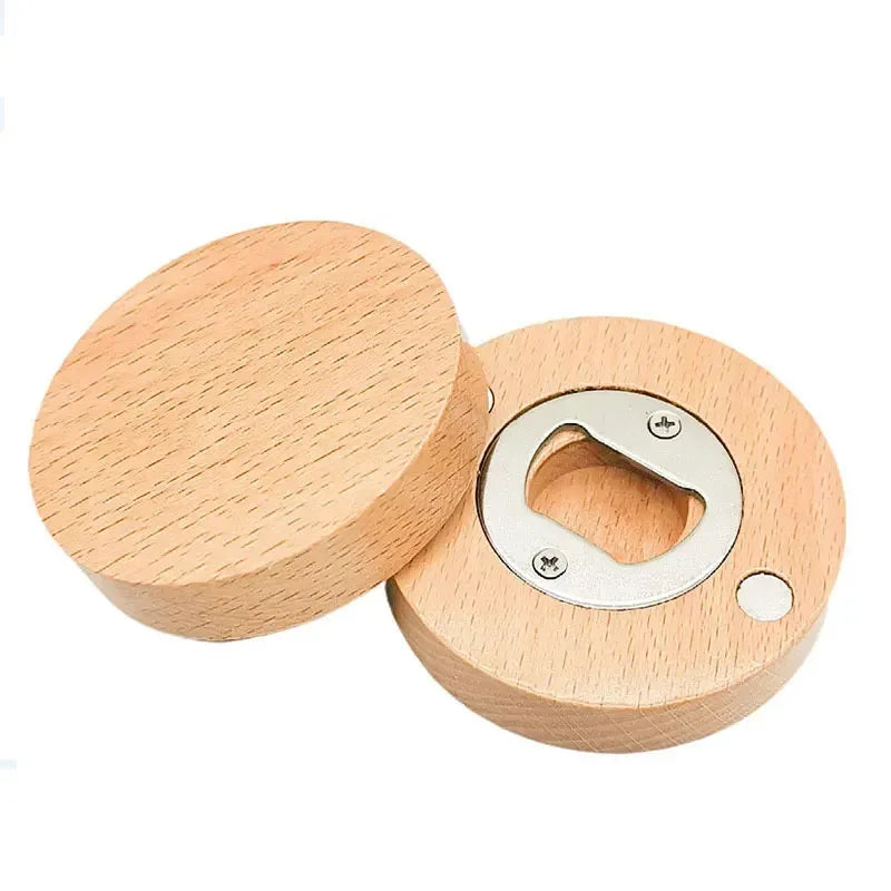 1/10/25/40pcs Bamboo Blank DIY Bottle Opener Suitable For Bar Or Household Barware Tool Wedding Favors Bottle Opener for Guests