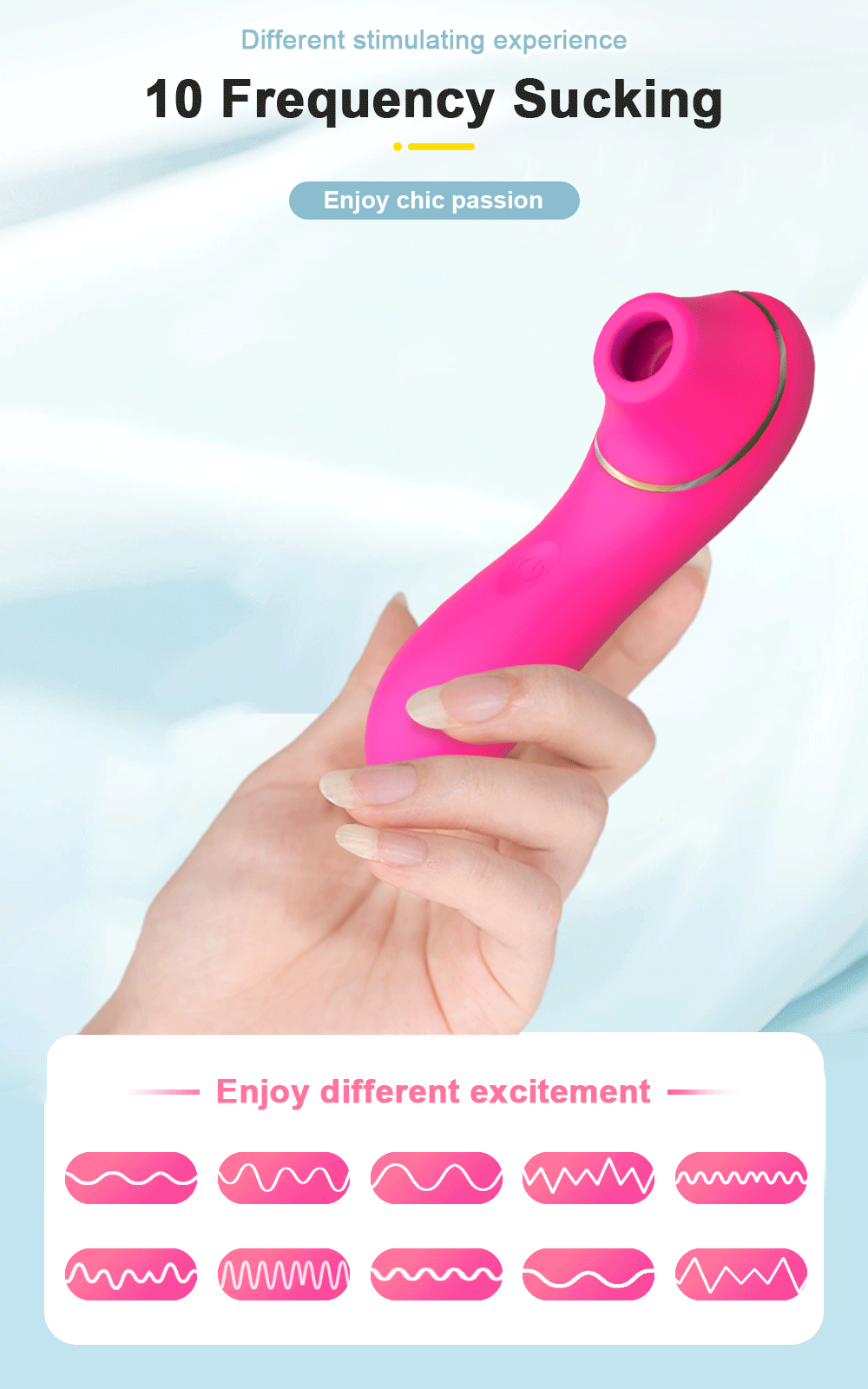 Owerful Sucker Clitoris Sucking Mini Vibrator Nipple Oral Vacuum Stimulator G-spot Massager Sex Toys Adults Goods for Women 18