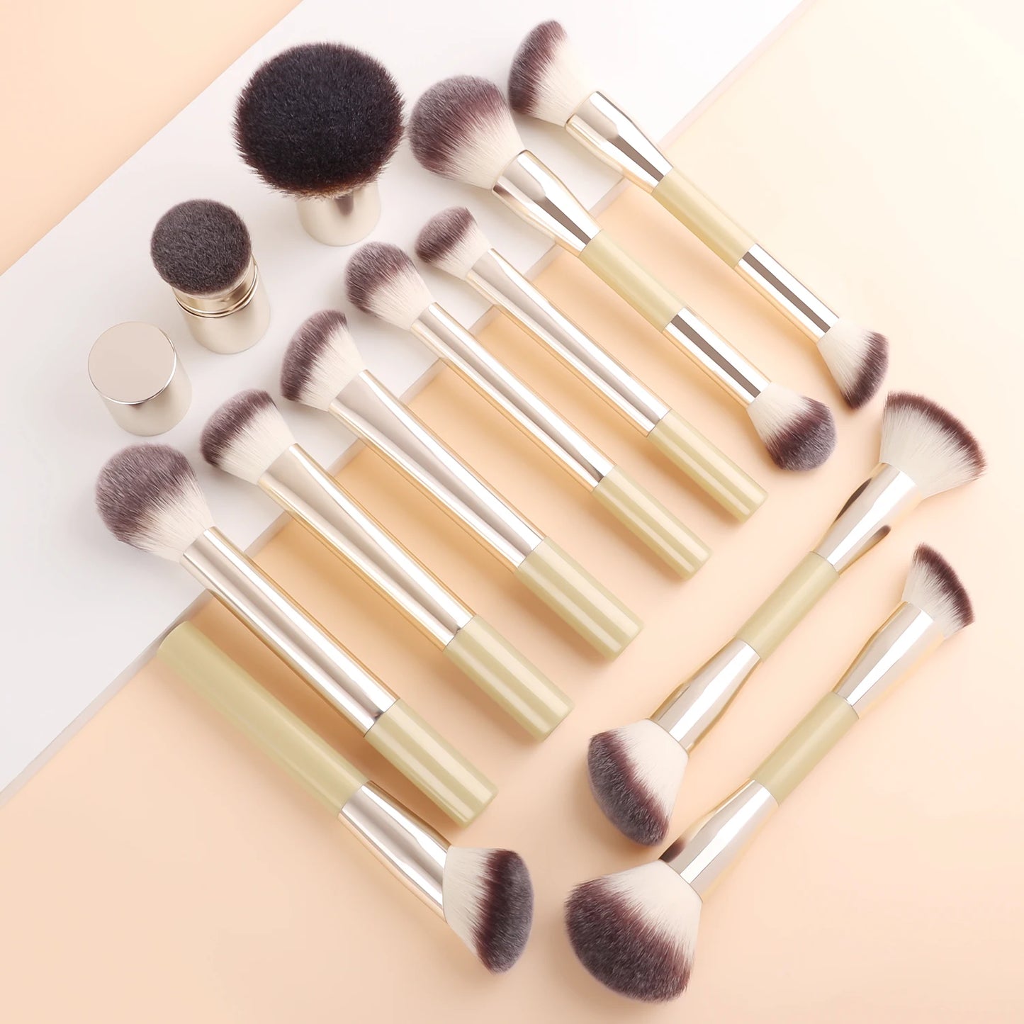 20pcs Makeup Brush Set Including Powder Brush Blush Brush Highlighter Brush Eyeshadow Brush Lash Brush Eyeliner Brush