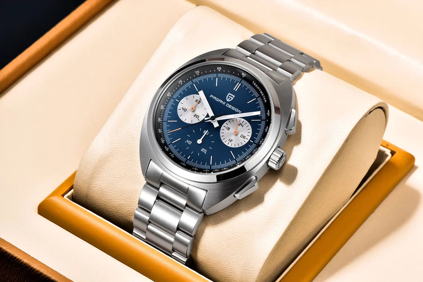 PAGANI DESIGN 2024 NEW Turtle Back Chronograph 1782 Watch for Man Fashion Men's Quartz Watch Luminous relogios masculino
