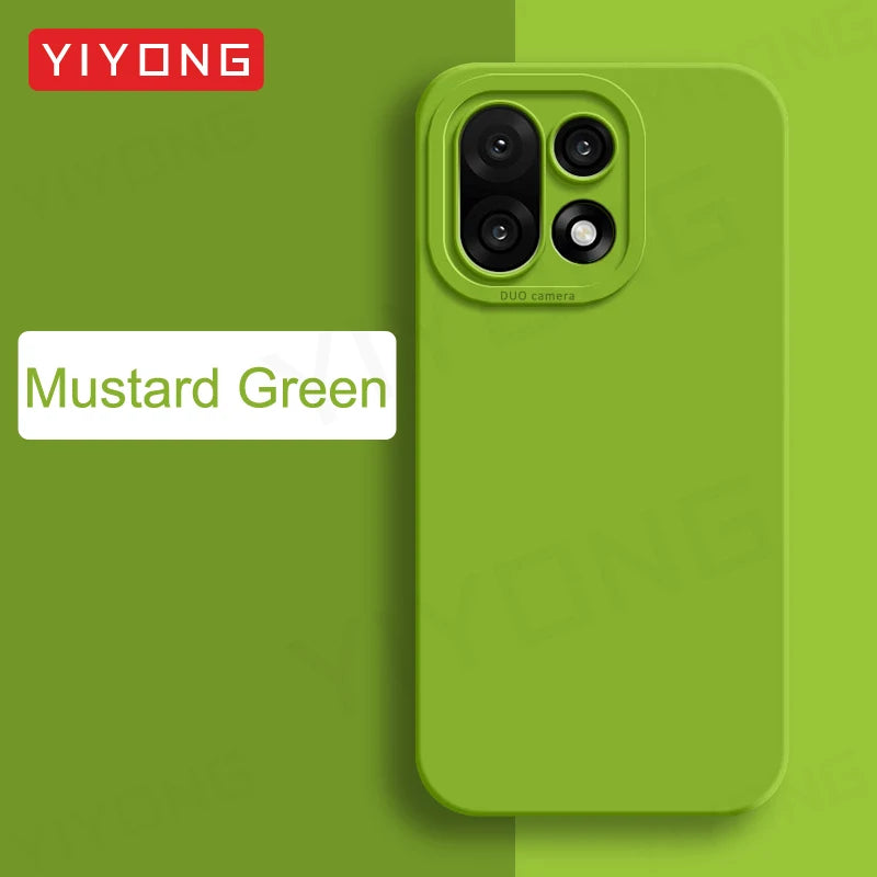 For Oneplus15 Case YIYONG Silky Feel Liquid Silicone Soft Cover For Oneplus 15 15R One Plus 13 R 13R Oneplus13 5G Phone Cases