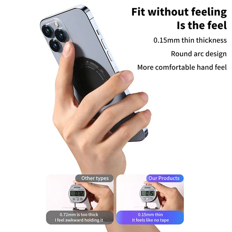 1PCS New 9cm Metal Plate Ring For Magsafe Magnetic Car IPad Holder Radiator Iron Sheet Sticker For IPad / Tablet PC
