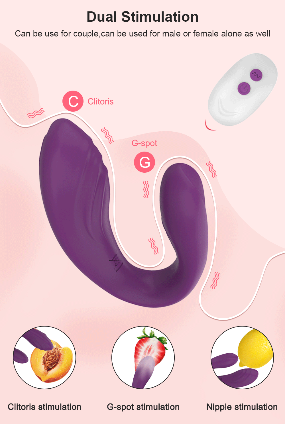 Xbonp Powerful Remote Control Vibrator Adult Sex G Spot Sexy Toys Female Clitoris Stimulator Dildo for Couples Women Panties
