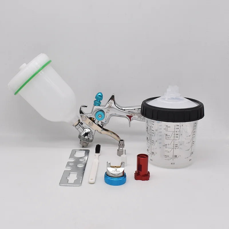 TV-800 high-quality classic spray paint gun HVLP with 1.7 2.0 nozzle, equipped with no cleaning cup