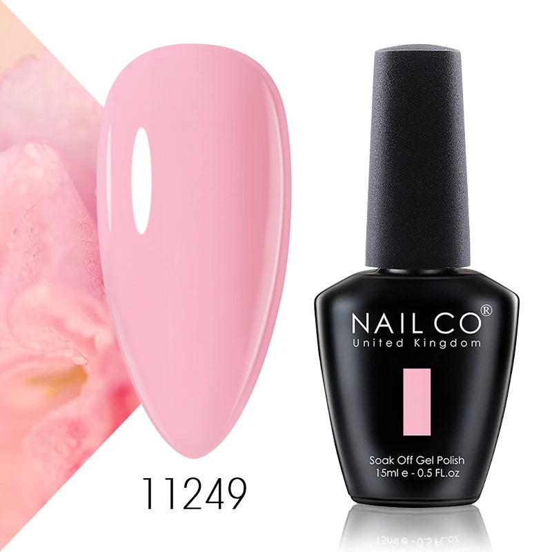 NAILCO 15ml Hema Free TPO Free Top Coat And Base Coat Art Design Gel Nail Polish Top Base Coat UV LED Soak Off Gel Nail Varnish
