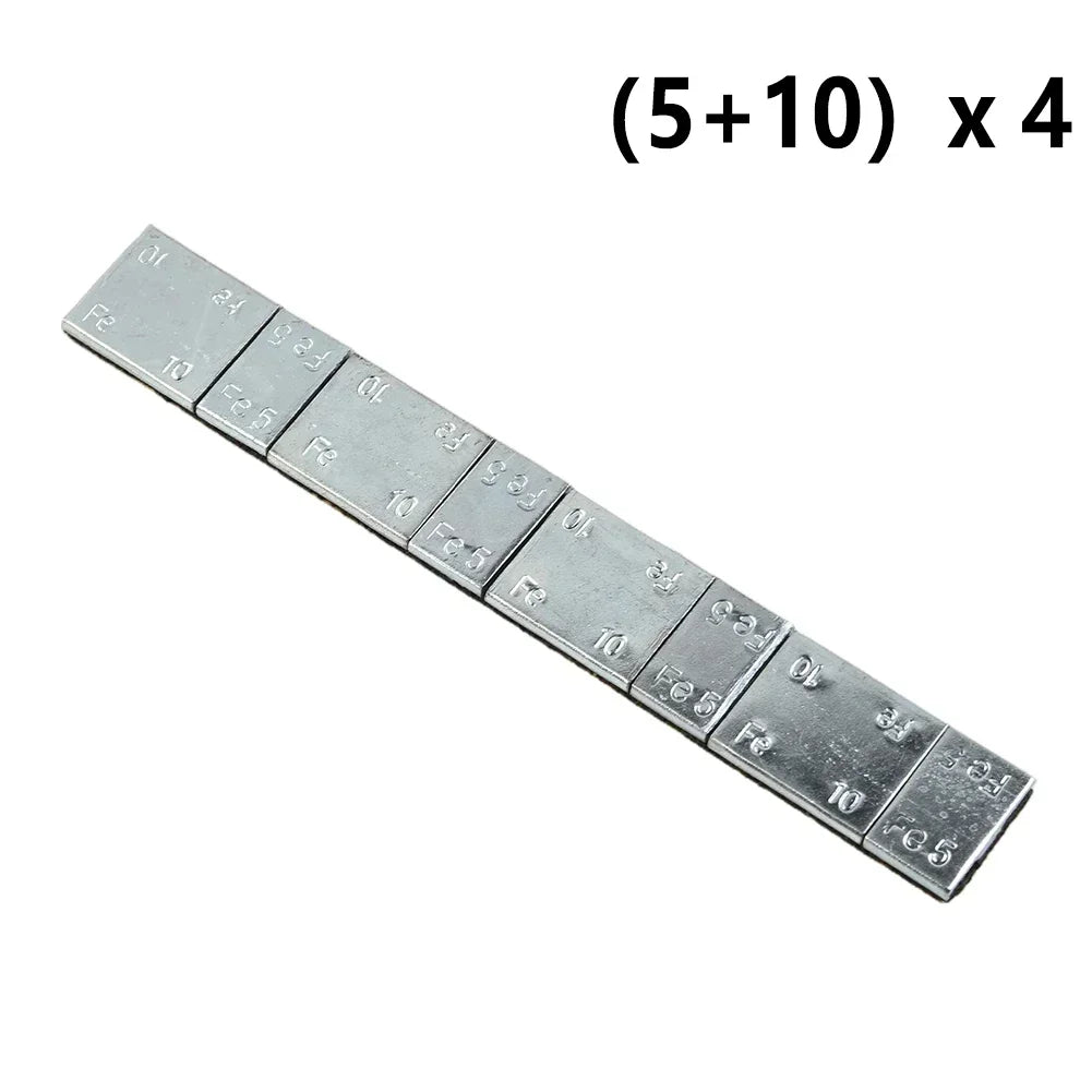 60g Wheel Balance Block Weight Iron Wheel Tyre Balancers For Car Motor Adhesive Wheels Balance Block Electronic Weights Blocks