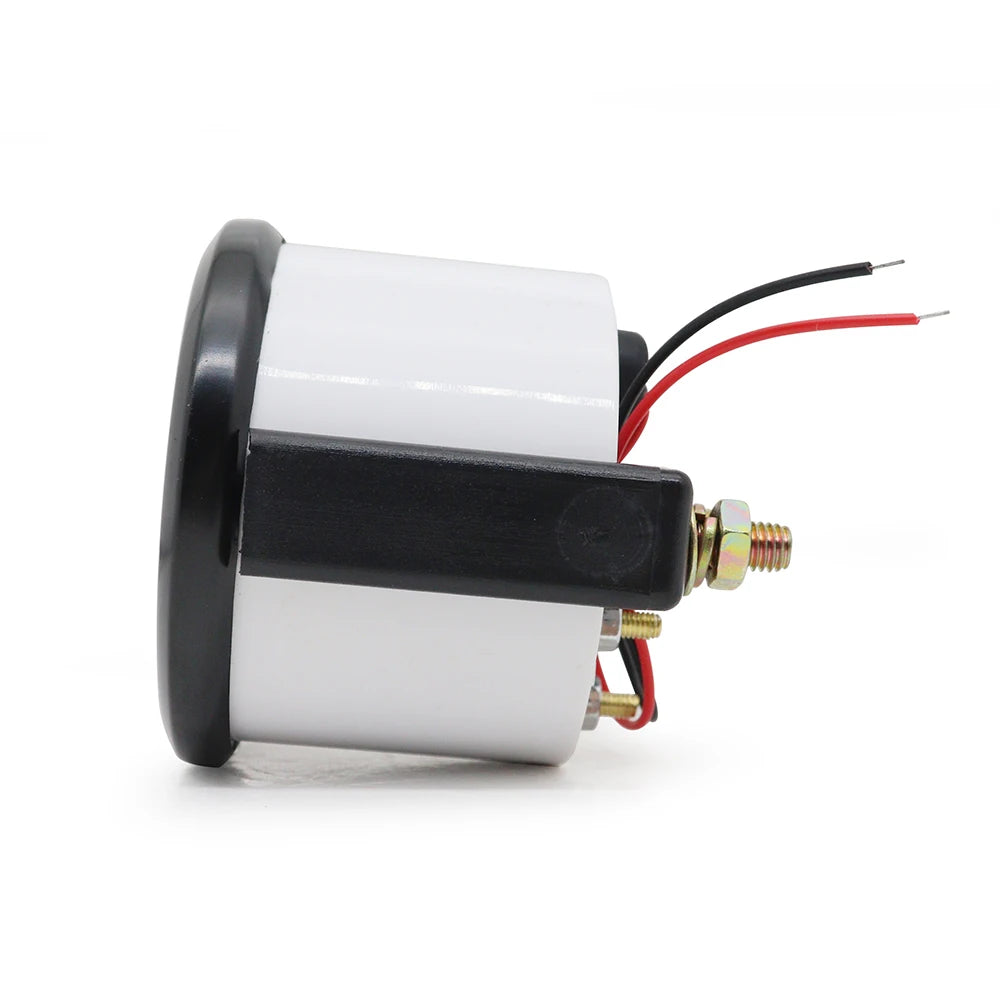 12V 52mm Universal Car Fuel Gauge Fuel Level Gauge Meter High Sensitivity White LED Light Black Rim Automotive Gauges